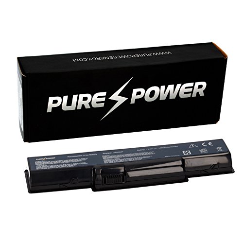 PURE⚡POWER® Laptop Akku für Acer Aspire 5542G-5281 (11.1V, 4400 mAh, schwarz, 6 Zellen)