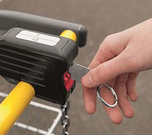 Einkaufswagen praktisch & einfach lösen – kein Suchen mehr nach einem Einkaufswagenchip/Münze – aus Metall - 2