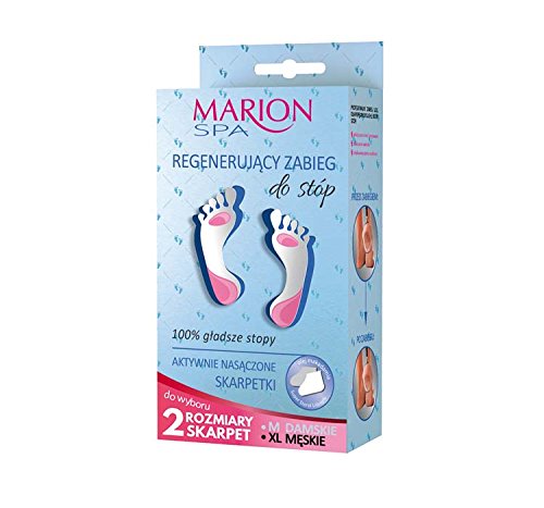 Marion Foot Spa Exfoliating Treatment Socks Regeneration WITH MACADAMIA OIL