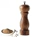 Produktbild Topelec Salz- und Pfeffermühle Eiche Massiv Holz-Pfeffermühle mit Starker Einstellbarer Keramik-Rotor Salz Pfeffermühle Acacia-s