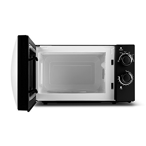Klarstein myWave Mikrowelle Mikrowellenofen (700W, 20 Liter, Timer, 6 Leistungsstufen, großes Sichtfenster) schwarz - 4