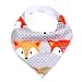 Baby Unisex Bandana Drool Bibs , ivencase Cute Pattern Absorbent Cotton Cute Baby Gift Sets Feeder Bib for Boys & Girls (4-Pack Set)