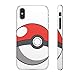 Produktbild blitz versand germany ® 3D GO Pokemon Handy Hülle Glossy Glänzend Hard Premium Qualität HD Case Pokemon Pokeball M9 Apple iPhone X/XS