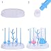 Per Tree Branches Shape Baby Bottle Dryer Rack Milk Bottle Drying Rack can hold up to 4 bottles and accessories