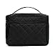 KINGSO Black Lady Makeup Organiser Cosmetic Container Pouch Case Box Large Capacity Portable Toiletry Travel Bag Girl