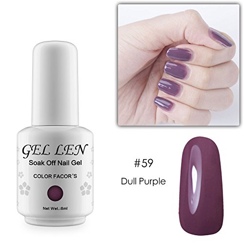 Gellen auflösbarer Nagellack Shellac UV Led nagellack Farblack 8ml 59