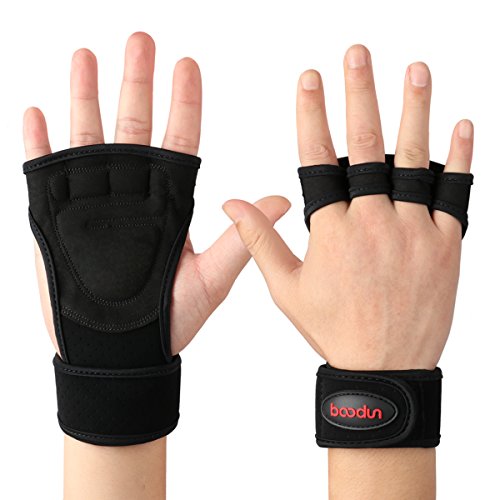 HiCool Hand Grips Pull Up Grips Wodies Trainingshandschuhe mit Handgelenkbandage für Calisthenics Crossfit Freeletics Gymnastik Turnen