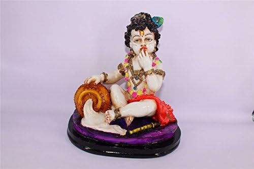 Hindu God Bal Krishna Statue Laddu Gopal Idol gift Item