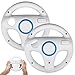 Produktbild Stoga SVTM01 Generic Wii Controller Weiß Steuerung Mario Kart Racing Wheel Game-Controller für Nintendo Wii Remote Game-White (2 PCS)