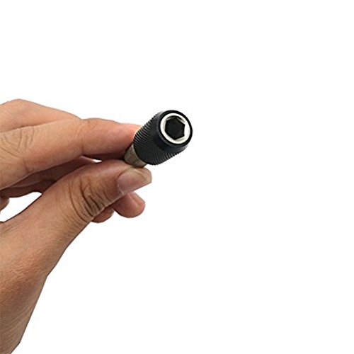 JTENG 2 stck Schnellwechsel Bithalter 1/4″ mit Sechskantschaft und Ringmagnet mit Quick Release Funktion Bithalter für elektrische Bohrmaschine / Schlagschrauber / Schraubendreher Magnetbithalter / Bitaufnahme / 0,25 Zoll / Viertelzoll / Bit Holder - 4