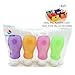 AROCCOM® Silicone Travel Bottle, Leakproof, BPA Free, Refillable Cosmetic Travel Containers, TSA Carry On Approved, 4 of set (Small)