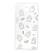 Produktbild Galaxy A5 2016 Hülle,Samsung A5 2016 Case,Galaxy A5 2016 Cover, Edaroo Lustig Cartoon Ei Muster TPU Case Hülle Ultradünne Silikon Gel Schutzhülle Durchsichtig Kristall Klar Silikon Schutz Handy Hülle Case Tasche Etui Bumper für Samsung Galaxy A5 (2016)