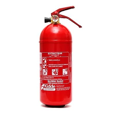 Kidde KIDJ419 Extincteur à Poudre Polyvalente ABC 2 Kg Rouge