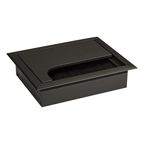 Sotech So-Tech® Traversée de Câble CAVO 100 x 80 mm carrée en Aluminium EV1 Noir Passe de Câble Passage de Câble