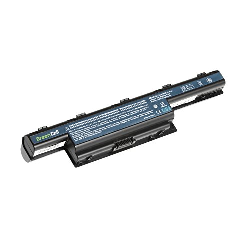 Green Cell® Extended Serie Laptop Akku für Acer TravelMate 5335 5340 5542 5735 5735Z 5740 5740G 5742 5742G 5742Z 5742ZG 5744 7740 7750 (9 Zellen 6600mAh 10.8V Schwarz) - 4
