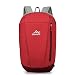 Produktbild QXbecky Sport im Freien Reisetasche lässig Umhängetasche Wandern Männer und Frauen Bergsteigen Rucksack rot 22x11x39cm