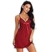 Produktbild Damen Dessous Weihnachten Luckycat Mode Frauen Chemise Nighty Lace Babydoll Dessous Schlaf Kleid Nachtwäsche Unterwäsche Reizwäsche Dessous-Sets