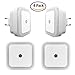 Produktbild LED Nachtlicht Kind Steckdose, BAYORK 0,5W Energiesparend Dämmerungssensor Automatisch Leuchte Gut für Kinderschlafzimmer Badezimmer Flur Treppenaufgang Korridor Schrank (4 Pack)