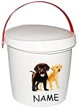 Futterdose / Futterbox - ' süßer Hund ' - incl. Name -...