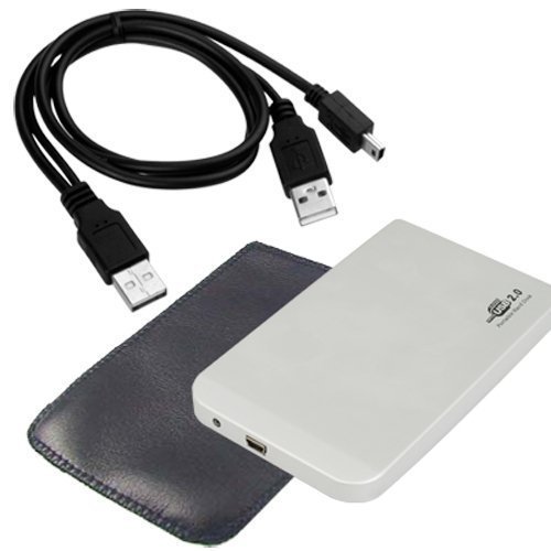 SODIAL (R) USB 2.0 External Festplattengehaeuse Aluminium IDE 2.5"