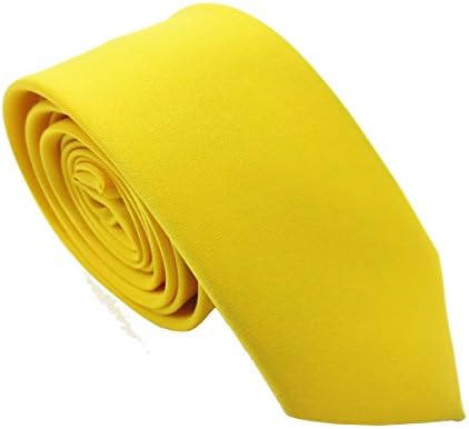 Szeagle Men's Satin Yellow Neckties
