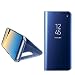 Produktbild Gusspower Galaxy Note 8 Hülle, Spiegel-Design Case Cover Überzug Spiegel Horizontale Flip Leder Tasche mit Schlaf/Wake-up-Funktion für Samsung Galaxy Note 8 (Blau)