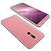 Produktbild Vectady Hart Hülle für Huawei Mate 10 Lite, Slim Handyhülle Hardcase für Huawei Mate 10 Lite,Stoßfest Hülle Schutzhülle Hart Case 3 in 1 Ultra Dünn 360 Grad PC Hartplastik Schutz Handyhüllen Armor Elegant Full Body Cover Fall Handytasche Abdeckung Premium Hartschale Luxus Etui Rundum Komplettschutz Plastik Bumper Tasche Schale für Huawei Mate 10 Lite - Rose Gold