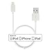 MTT Lightning to USB Cable 3ft / 1m with Ultra-Compact Connector Head for iPhone 6 6Plus 5s 5c 5, iPad Air Air2 mini mini2 mini3, iPad 4th gen, iPod touch 5th gen, and iPod nano 7th gen (White) RS.699.00