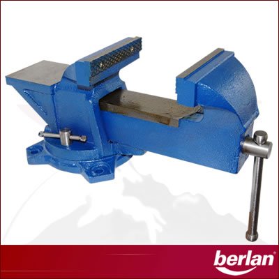 Berlan Parallel – Schraubstock 125 mm – 12,5 kg / drehbar - 2