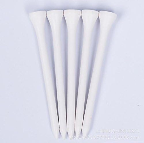 Nola Sang Golf Ball Tee Wooden Stud Base Ladder Personal Exercise Supplies Accessories *10 PCS , white