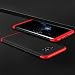 Produktbild Hülle für Samsung Galaxy S8Plus, Samsung Galaxy S8Plus Einfarbig Cover, SXUUXB Luxus Kühler [Hybrid Hard PC] 3 in 1 Ultra Dünn und Schlank 360 Grad Full Coverage Fall Ganzkörper Drop Schutz Shell Etui für Samsung Galaxy S8+/G955F 6.2 Zoll (Rot-Schwarz-Rot) + 1 Kostenlose Halterung (Farbe Zufällig)