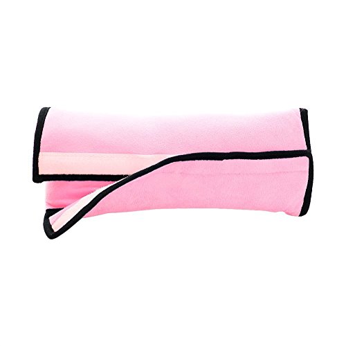 Gearmax® Autokissen Auto Seat Belt Cushion Safety Belt Pillow Car Gurtpolster Kissen Sicherheitsgurt Polster für Kinder (Pink) - 4