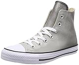 gepolstertes Fußbett Converse Unisex-Erwachsene CTAS HI Fitnessschuhe, Grau (Ash Grey/Black/White 095), 42 EU