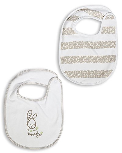 The Essential One - 2 Pack Beige Baby Bibs - ESS100