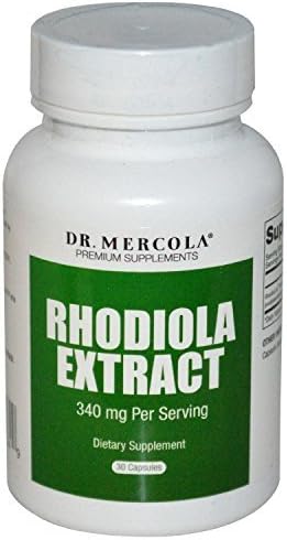 Dr Mercola Rhodiola Extract (340mg, 30 Capsules)