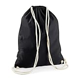 HASHTAGSTUFF® Turnbeutel mit Spruch / verschiedene Sprüche & Designs auswählbar / Beutel: Schwarz / Rucksack / Jutebeutel / Sportbeutel / Hipster -