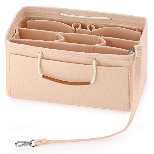 Foregoer, Organizer borsa Unisex asulti Beige Beige Medium(30 * 16 * 16cm)