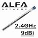 Price comparison product image Alfa Network 9dBi WiFi Booster RP-SMA omni-directionnel Alfa - AWUS036H, AWUS036EH