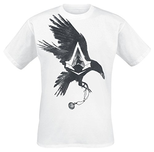 Preisvergleich Produktbild Assassin's Creed Syndicate T-shirt -S- Krähe, wei