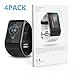 Produktbild Garmin vivoactive HR Schutzfolie Glasfolie Panzerglas [4 stück] ELECHOK Gehärtetem Glas Displayschutzfolie -LEBENSLANGE GEWÄHRLEISTUNG- 9H Härte Full Cover Screen Protector Anti-Kratzen, Ai-Öl