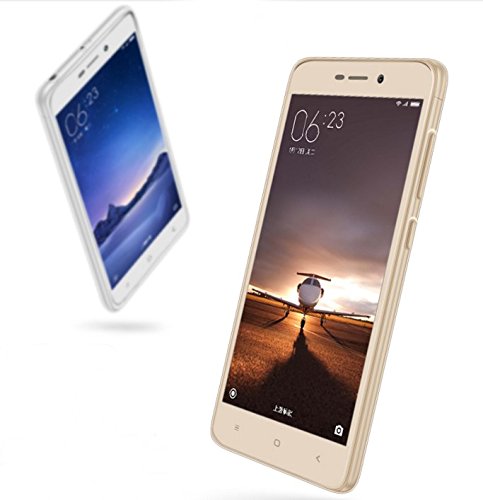 Prevoa       XIAOMI Redmi 3 Funda - Transparent Silicona TPU Protictive Funda Case Carcasa para XIAOMI Redmi 3 5 0 pulgadas 4100 mAh 4G LTE Smartphone - Transparent