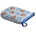 EJY Cute Cartoon Bath Gloves for Baby Baby Boys Girls Bath Sponge for Bath Time (blue feet)