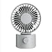 Produktbild Mini-Moving-Head-Lüfter, Praktischer Desktop-Tischlüfter, 2 Windgeschwindigkeiten, Einstellbare Windrichtung, Wiederaufladbare Persönliche Kleine 1700 Mm USB-Lüfter,Gray