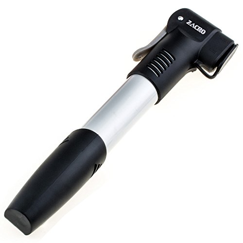 Zacro 120 PSI Mini Fahrradpumpe Set Mini Bike Pumpe Tragbare Fahrradpumpe Perfekt für Fahrrad - 2