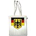 Produktbild Länder - Deutschland Flagge mit Adler - Unisize - Natural - XT600 - Jutebeutel lange Henkel