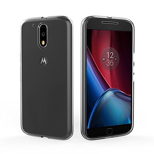 Moto G4/Plus Hülle Case Elekin Transparent TPU Case Crystal Clear Handyhülle Schutzhülle für Moto G4/Plus - 7