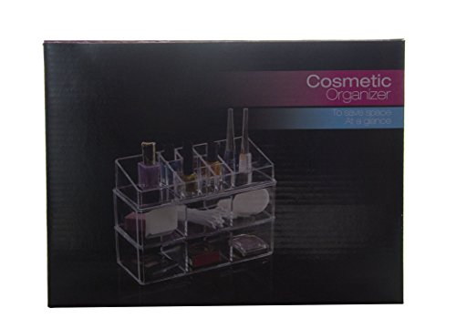 Feibrand Acryl Kosmetik Make up Organizer Aufbewahrung 3 Tiers - 4