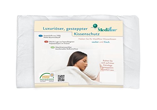 Mediflow Kombipack 2x Original Wasserkissen 40 x 80 cm und 2x Original Schonbezug 40 x 80 cm - 4