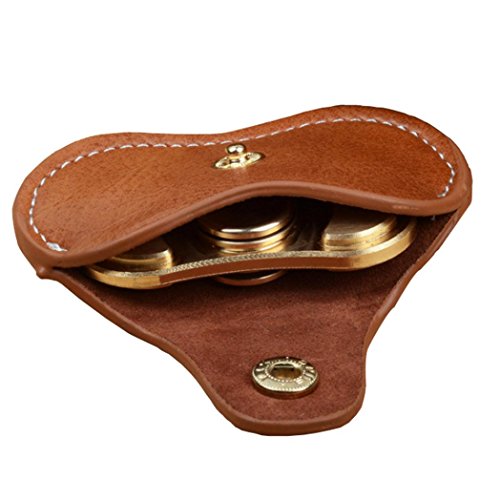 Kolylong Leather carry case For Fidget Hand Spinner Triangle Finger Toy Focus ADHD Autism Bag Box Carry Packet Kolylong Leather carry case For Fidget Hand Spinner Triangle Finger Toy Focus ADHD Autism Bag Box Carry Packet
