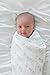 SwaddleDesigns X-Large Muslin Swaddle Blanket, Pink Thicket (Set of 4 in Pink)
